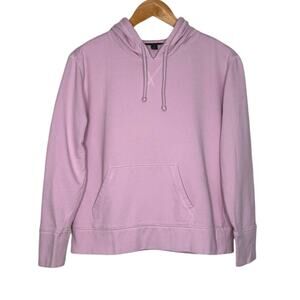 J. Crew purple lilac cotton hoodie sweatshirt size small